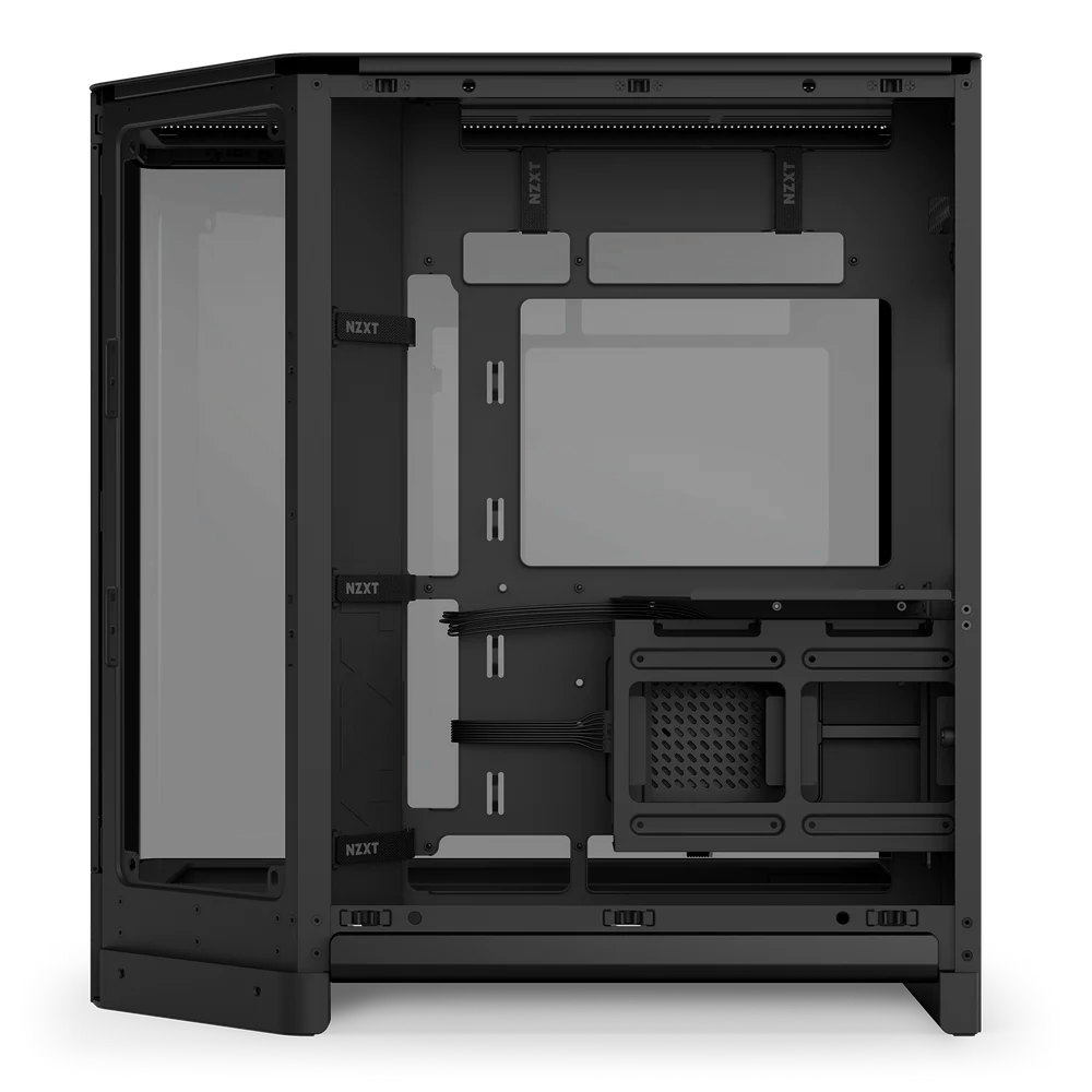NZXT H6 RGB+ Tempered Glass USB 3.2 USB-C Siyah ATX Kasa