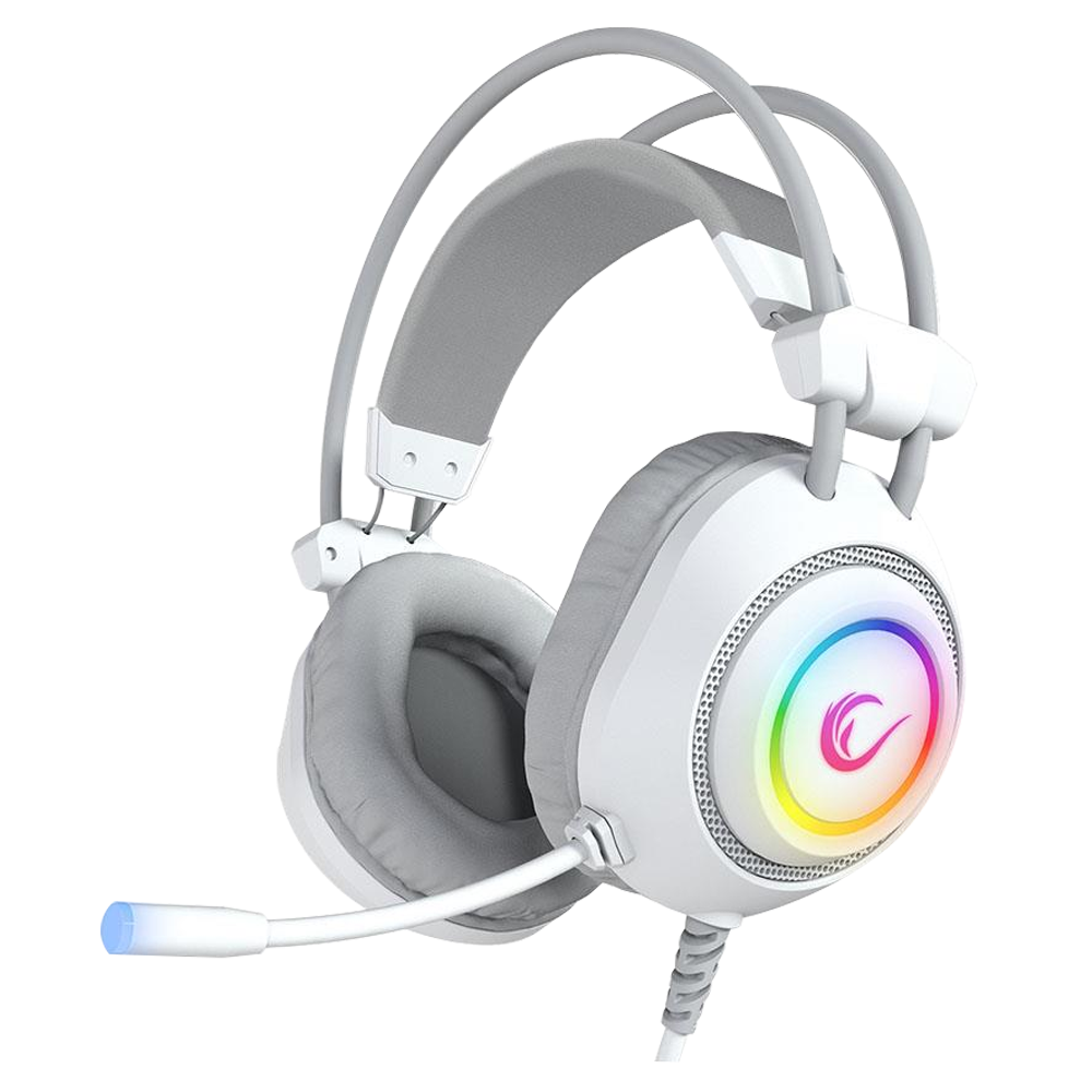 Rampage RM-K19B RAGING PLUS 7.1 Surround RGB Beyaz Mikrofonlu Gaming Kulaklık