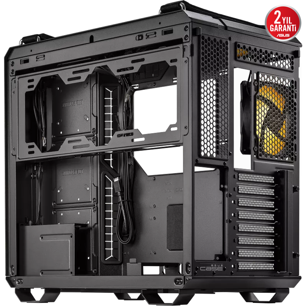 ASUS TUF GAMING GT502 PLUS Tempered Glass RGB Siyah USB 3.2 Mid Tower Kasa