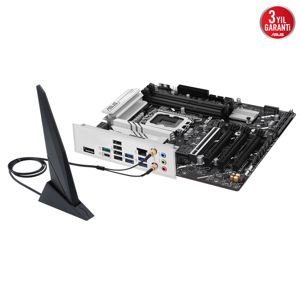 ASUS B860M MAX GAMING AX WIFI6 8666MHz(OC) DDR5 Soket LGA 1851 DP M.2 m-ATX Anakart