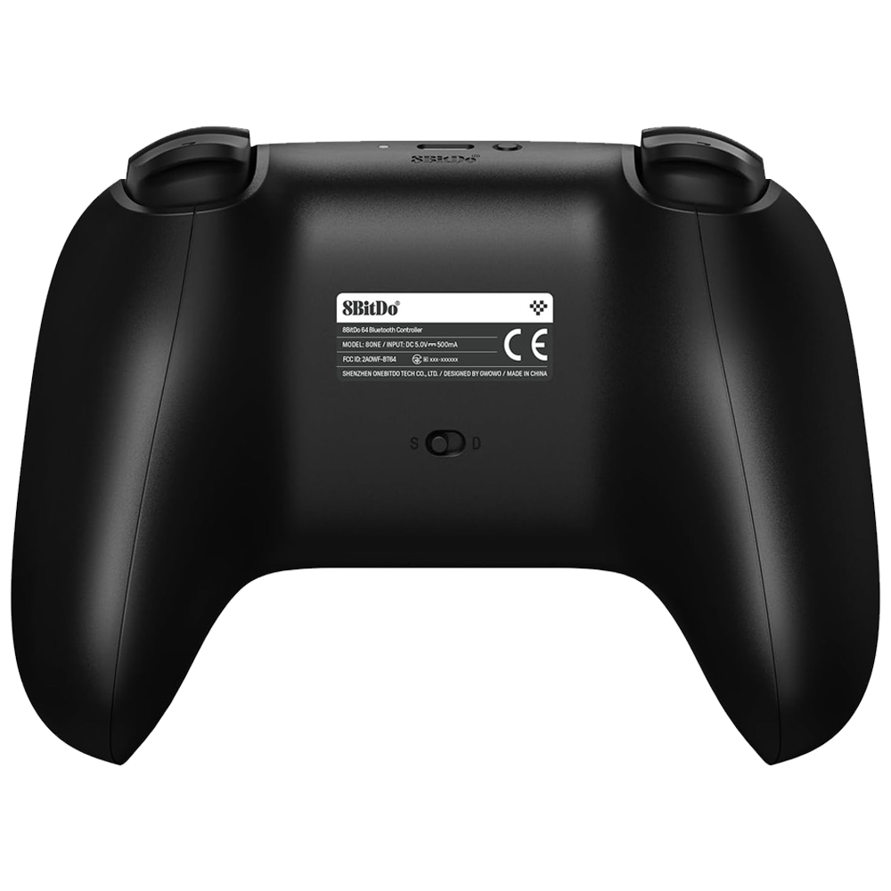 8BitDo 64 Hall Efect Kablosuz Siyah Gamepad