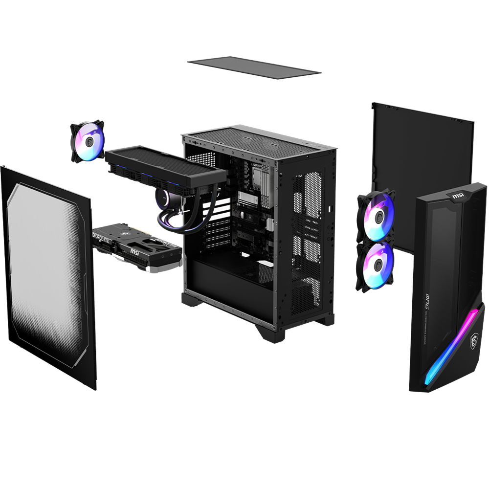 MSI MPG INFINITE X3 AI 2NVR7-230TR Ultra 7 265K 32GB DDR5 1TB SSD RTX 5070 Ti VENTUS 3X 16G W11 GAMING PC