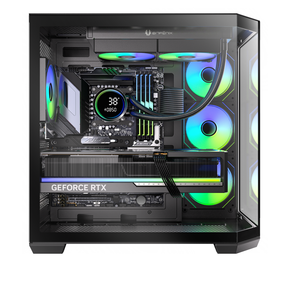 Bitfenix S12 Digital Siyah ARGB 240mm İşlemci Sıvı Soğutucu