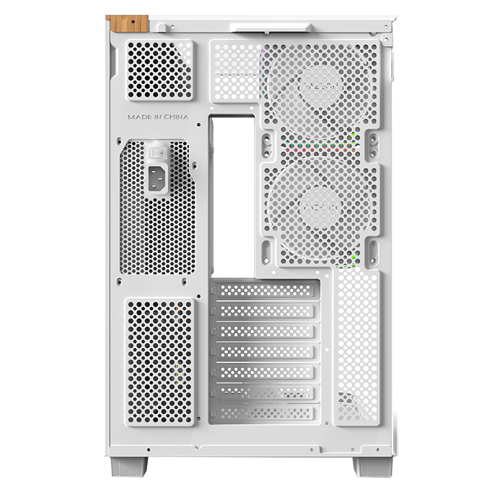 FAZEON F25 850W 80+ Bronze Full Modüler Gen5 Mesh 5x ARGB Fanlı Type-C Beyaz ATX Gaming Kasası