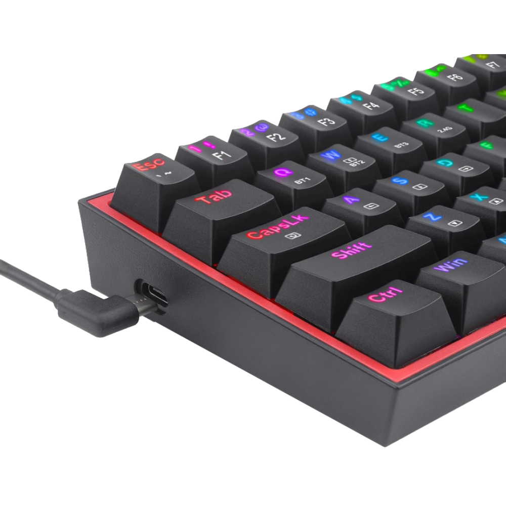 Redragon K616 Fizz Pro Red Switch Kablosuz Siyah Gaming Klavye