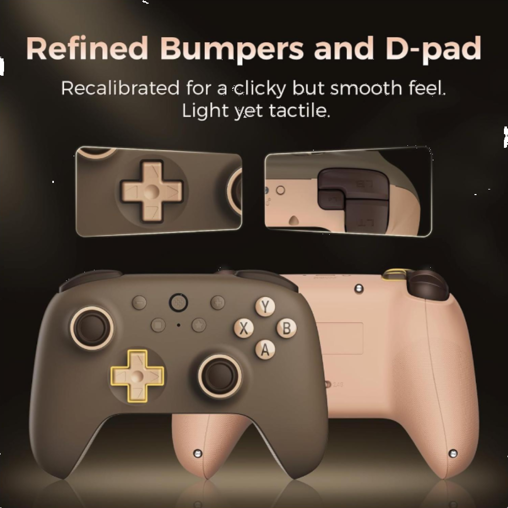 8BitDo Ultimate 2C Hall Efect Kablosuz Kahverengi Gamepad
