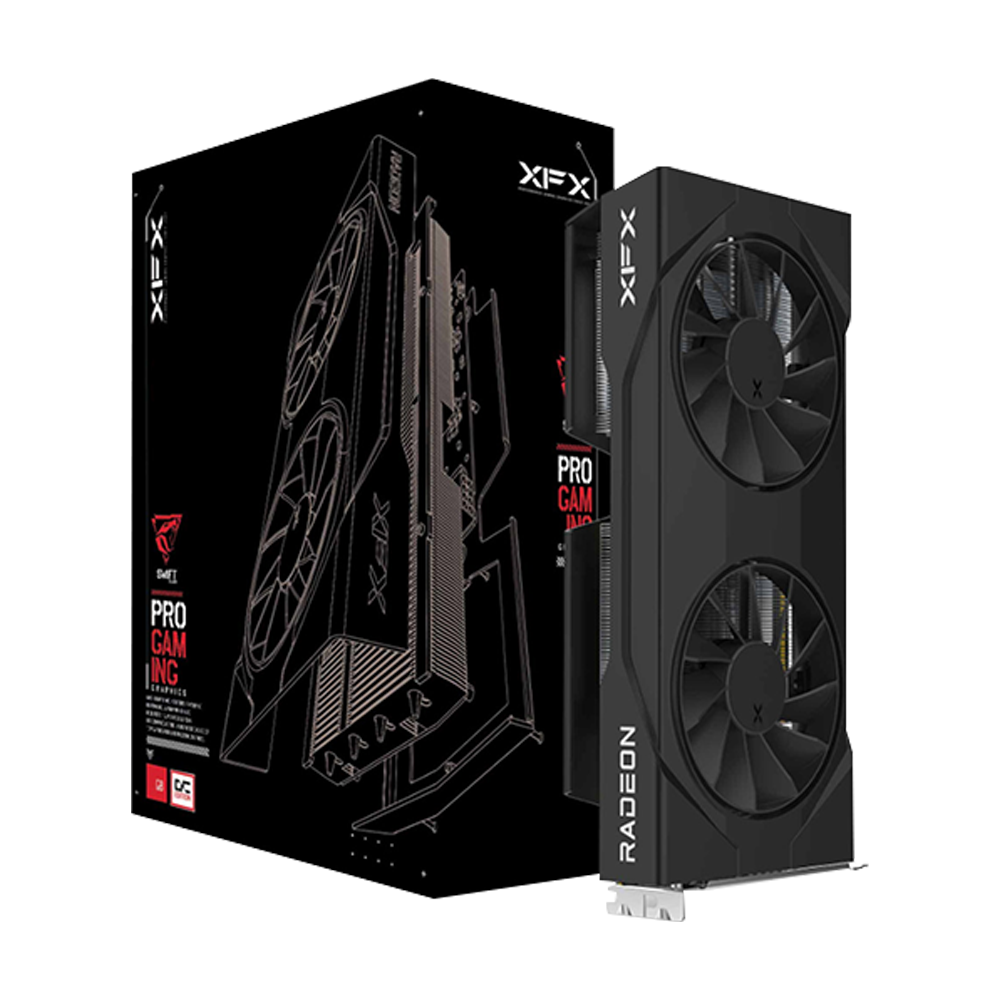 XFX Swift Radeon RX 9060 XT OC Gaming 16GB GDDR6 128 Bit Ekran Kartı görsel 1