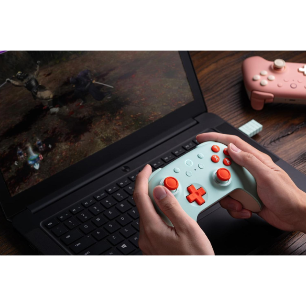 8BitDo Ultimate 2C Hall Efect Kablosuz Mint Turuncu Gamepad