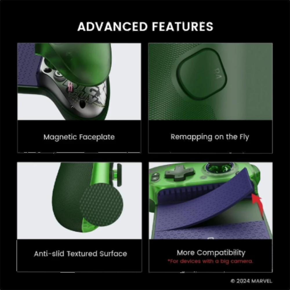 Gamesir G8 Plus Hall Efect Hulk Edition Kablosuz Gamepad | ITOPYA