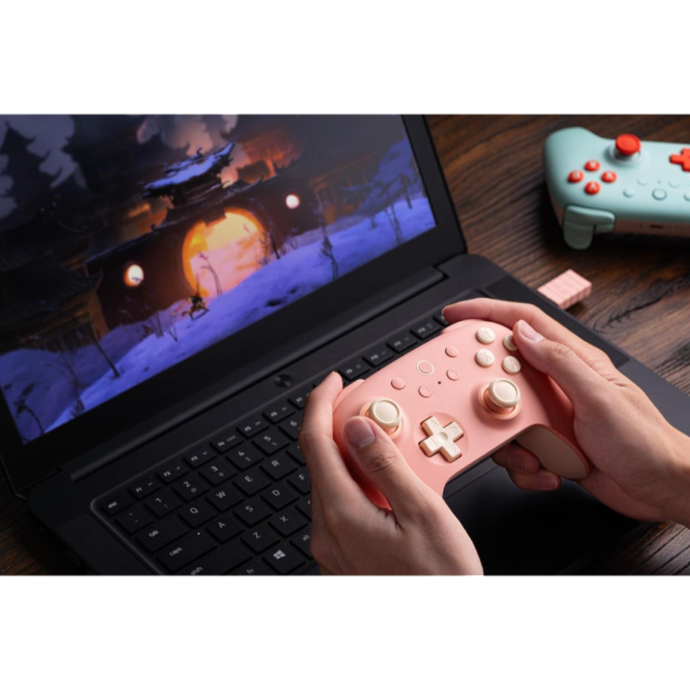 8BitDo Ultimate 2C Hall Efect Kablosuz Peach Turuncu Gamepad