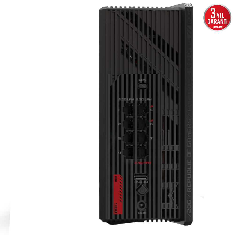 ASUS ROG STRIX GS-BE18000 18000 Mbps DualBand WiFi 7 Aura RGB Gaming Router