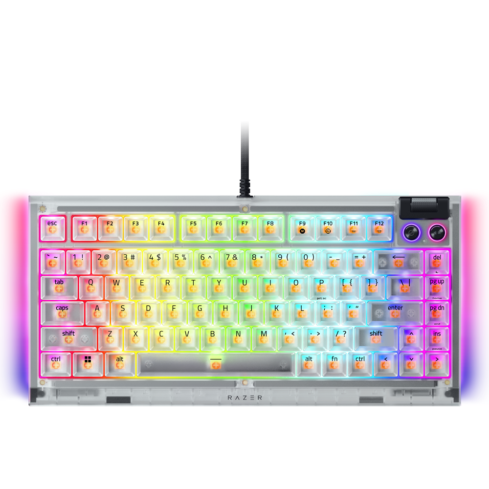 Razer BlackWidow V4 Tactile Switch RGB Phantom Beyaz Kablolu Gaming Klavye