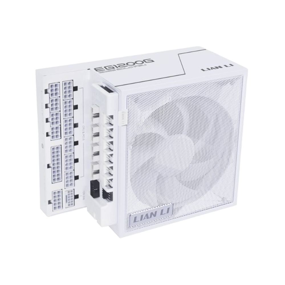 LIAN LI Edge 1200W 80+ Gold ATX3.1 Gen5.1 Full Modüler Beyaz 120mm PSU