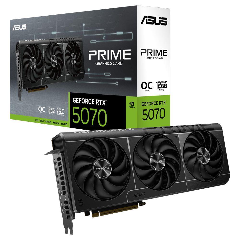 ASUS PRIME GeForce RTX 5070 OC Edition 12GB GDDR7 DLSS 4 192 Bit Ekran Kartı
