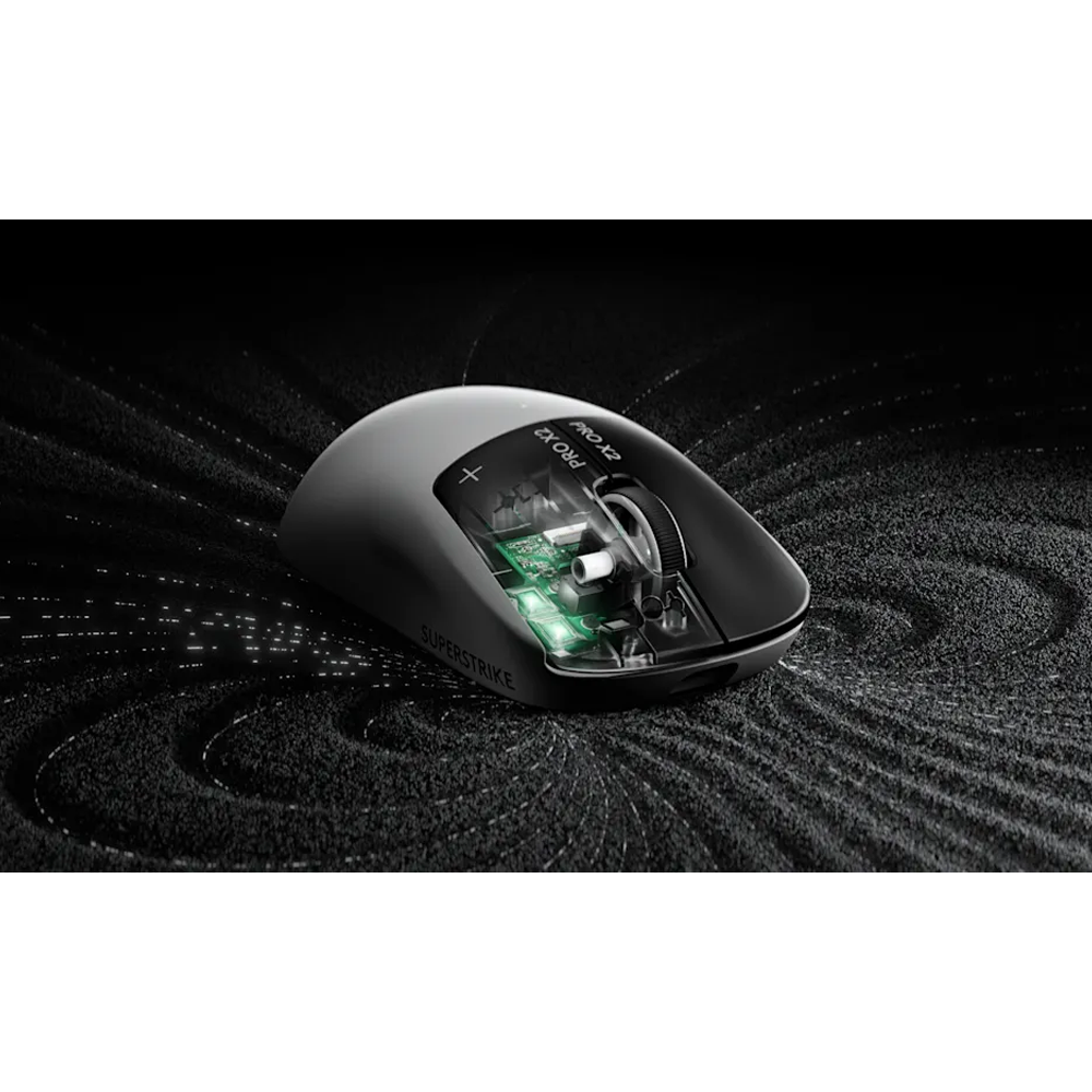 Logitech G PRO X2 SUPERSTRIKE 44000 DPI 8000Hz Siyah/Beyaz Kablosuz Gaming Mouse