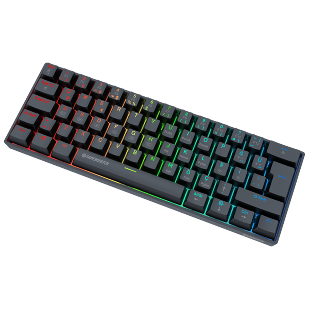 GameBooster Syma Red Switch RGB Siyah Mekanik Kablolu Gaming Klavye