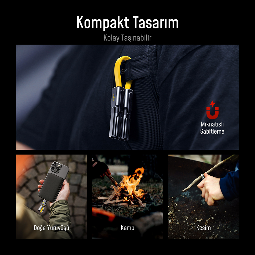 AOHI Promethues 3-In-1 Titanium Cable