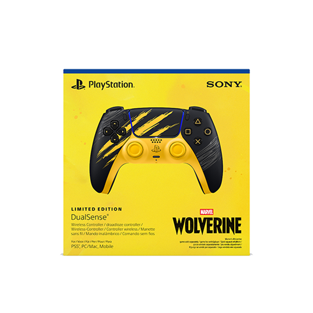 Sony DualSense Marvel Wolverine Battle Yellow Limited Edition Kablosuz PS5 Gamepad Resmi Distribütör Garantili