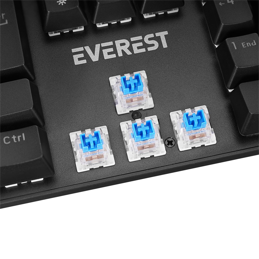Everest KB-MK1 Lumos Blue Switch RGB Kablolu Gaming Klavye 