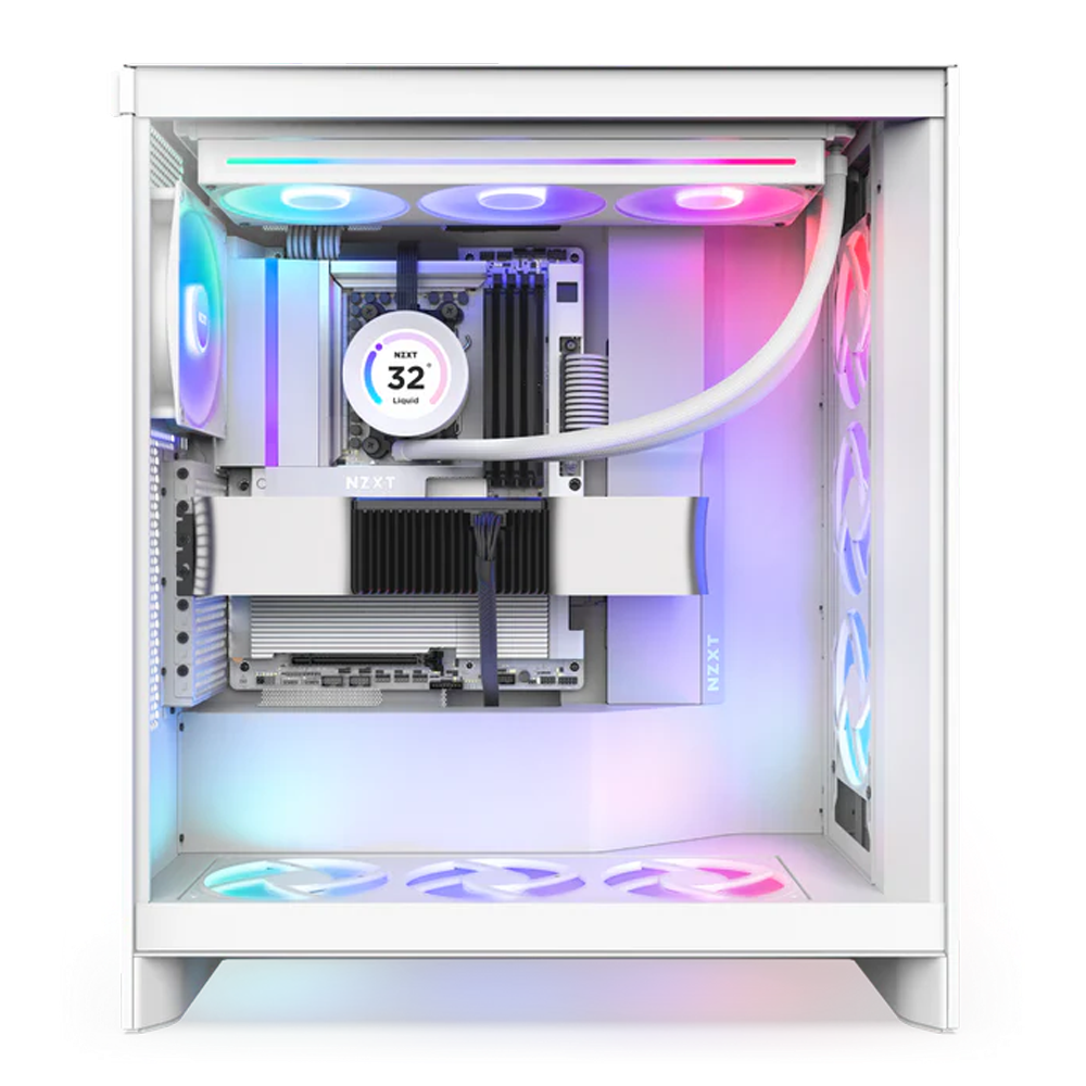 NZXT N9 X870E 8000MHz(OC) DDR5 Soket AM5 WIFI7 M.2 RGB Beyaz ATX Anakart