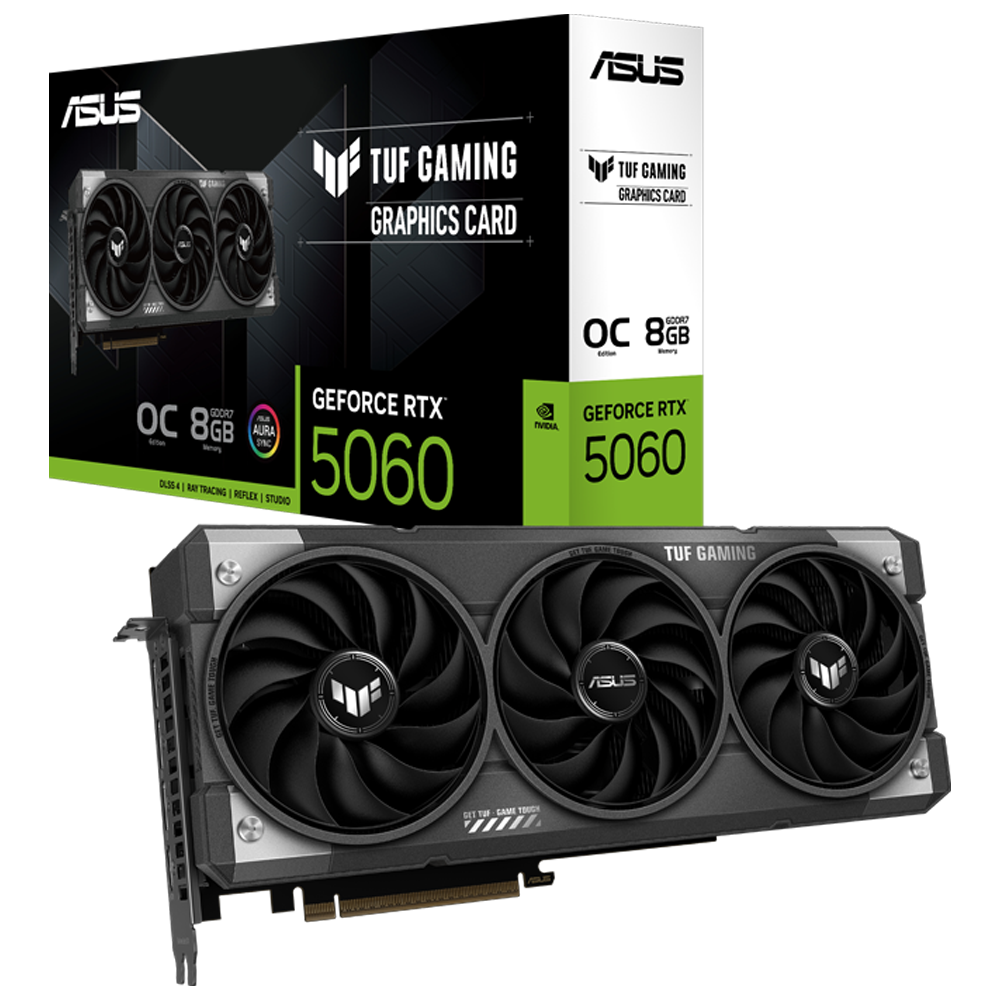 ASUS TUF Gaming GeForce RTX 5060 OC Edition 8GB GDDR7 DLSS 4 128