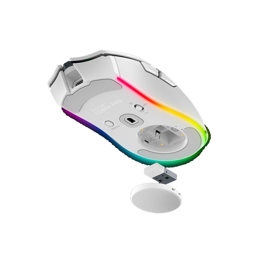 Razer Cobra Pro 30000 DPI RGB Kablosuz Beyaz Gaming Mouse