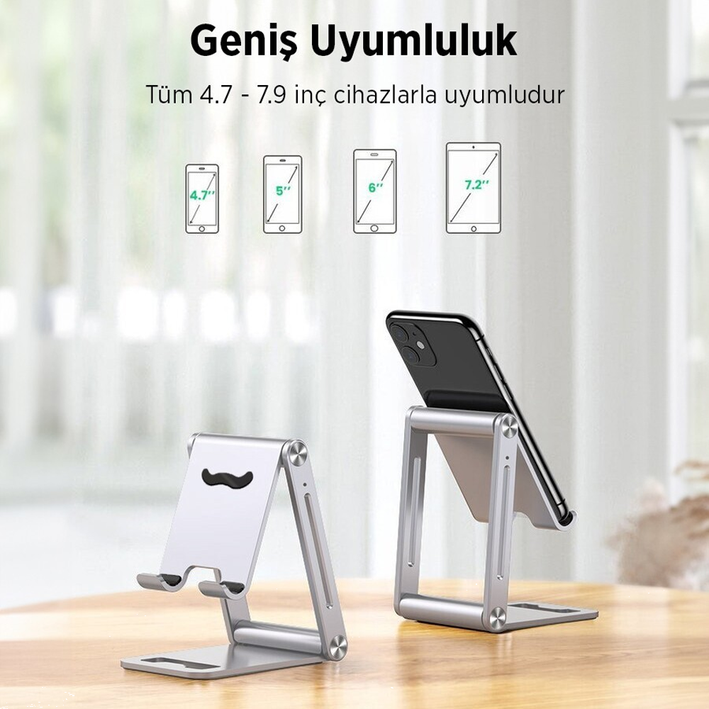 Juo Katlanabilir Masaüstü Telefon Tutucu Stand