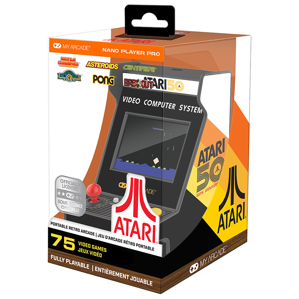 My Arcade Atari 75 Oyunlu Retro Oyun Konsolu 12cm