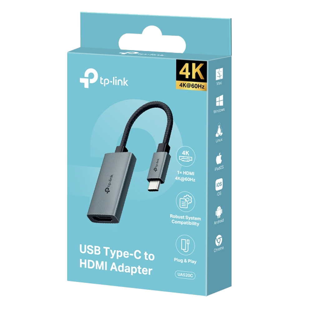 TP-LINK UA520C USB Type-C HDMI Dönüştürücü Adaptör
