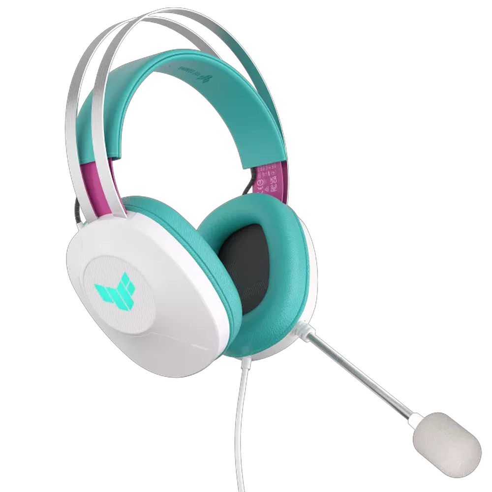 ヘッドホン ASUSTUFGamingH1GenIIHatsuneMiku Edition ASUS TUF GAMING H1 GEN II Miku Edition 7.1 Surround Kablolu Gaming