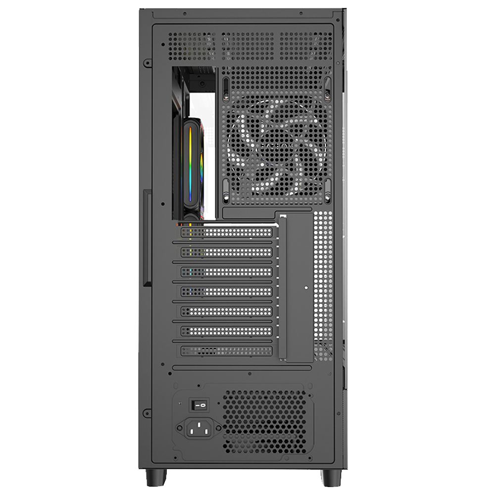 FAZEON F17 850W 80+ Bronze Tempered Glass Mesh ARGB USB 3.0 Siyah ATX Bilgisayar Kasası