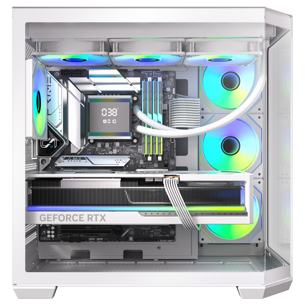 Bitfenix S7 Digital Beyaz ARGB 360mm İşlemci Sıvı Soğutucu