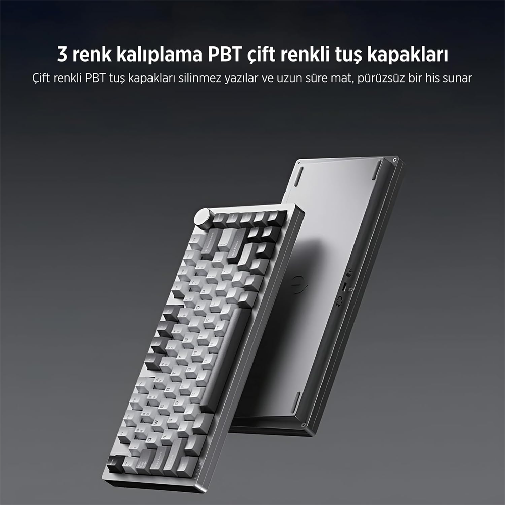 Philips Evnia SPK8618DTRH Mekanik Hot Swap Switch RGB Kablosuz Gri Klavye 