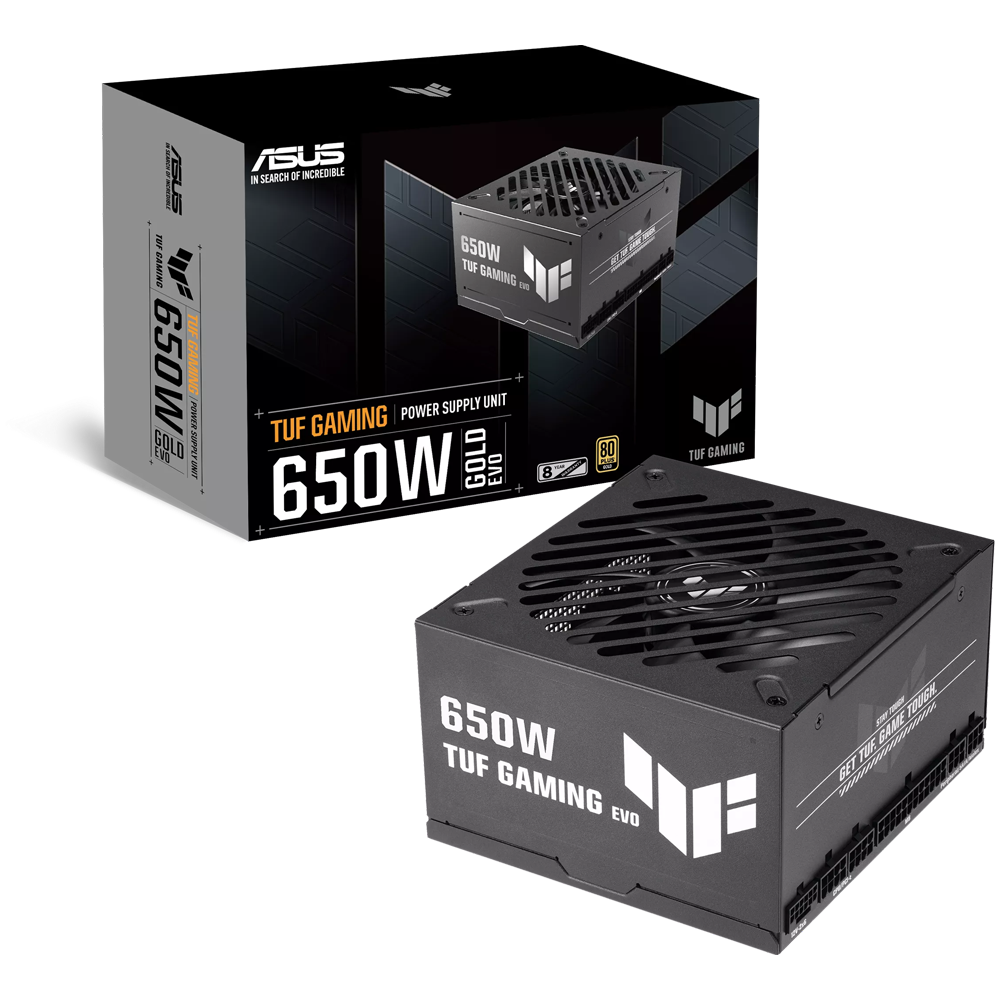 ASUS TUF GAMING 650G EVO 650W 80+ Gold ATX3.1 GEN5.1 135mm Fanlı PSU