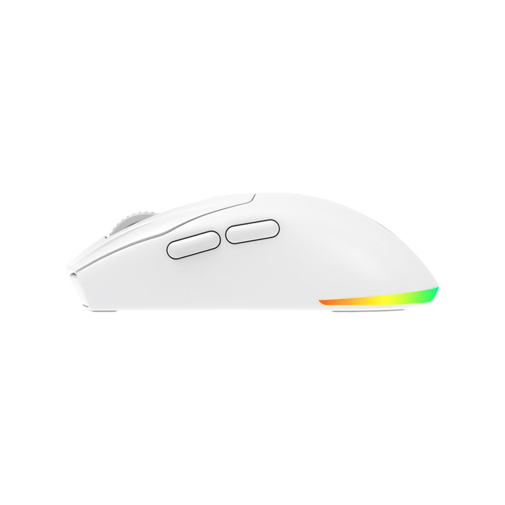 Rampage PROTE M5 Kablosuz Beyaz RGB Ledli Şarjlı 24000 DPI Gaming Mouse