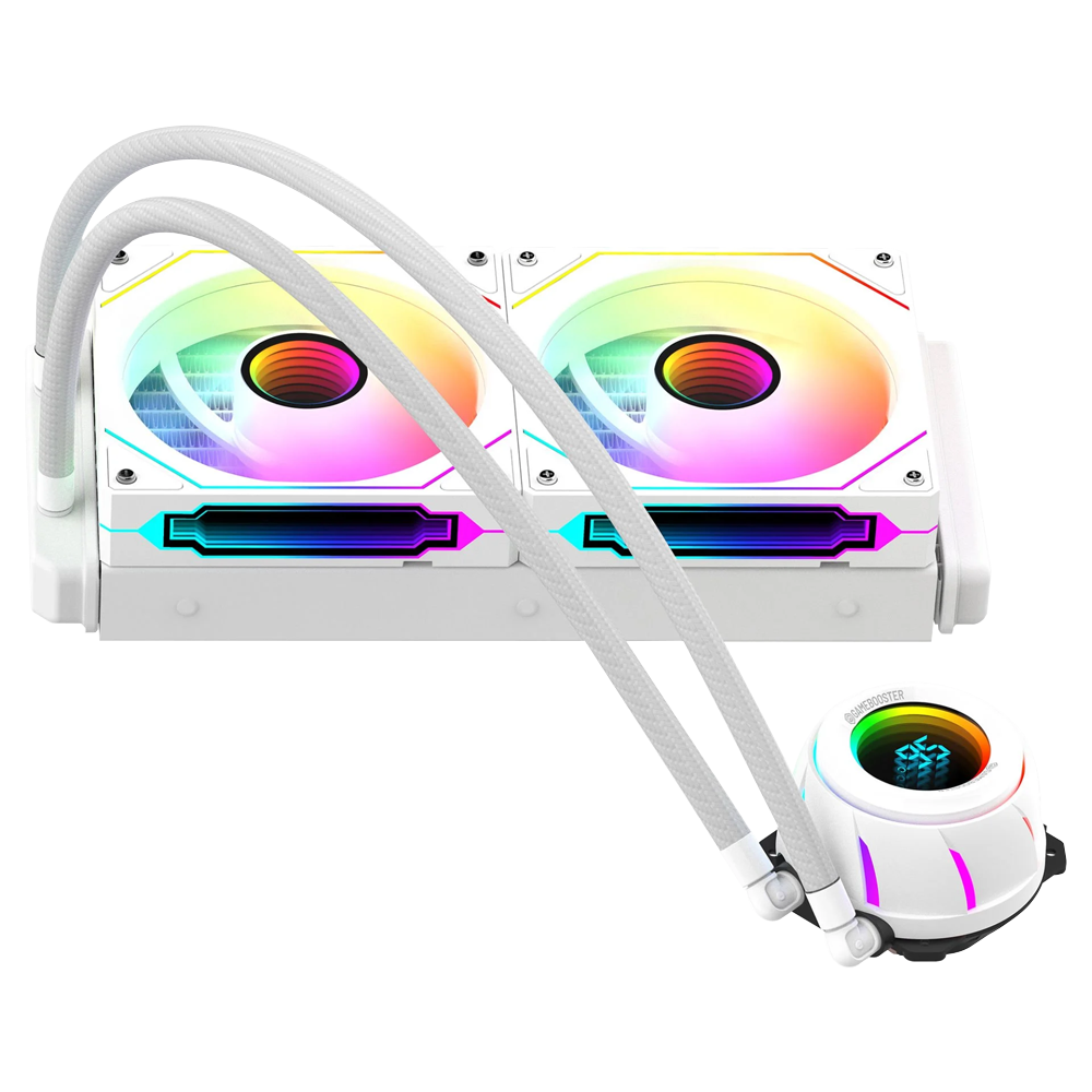 GameBooster BLADE 240W ARGB 240mm Beyaz İşlemci Sıvı Soğutucu