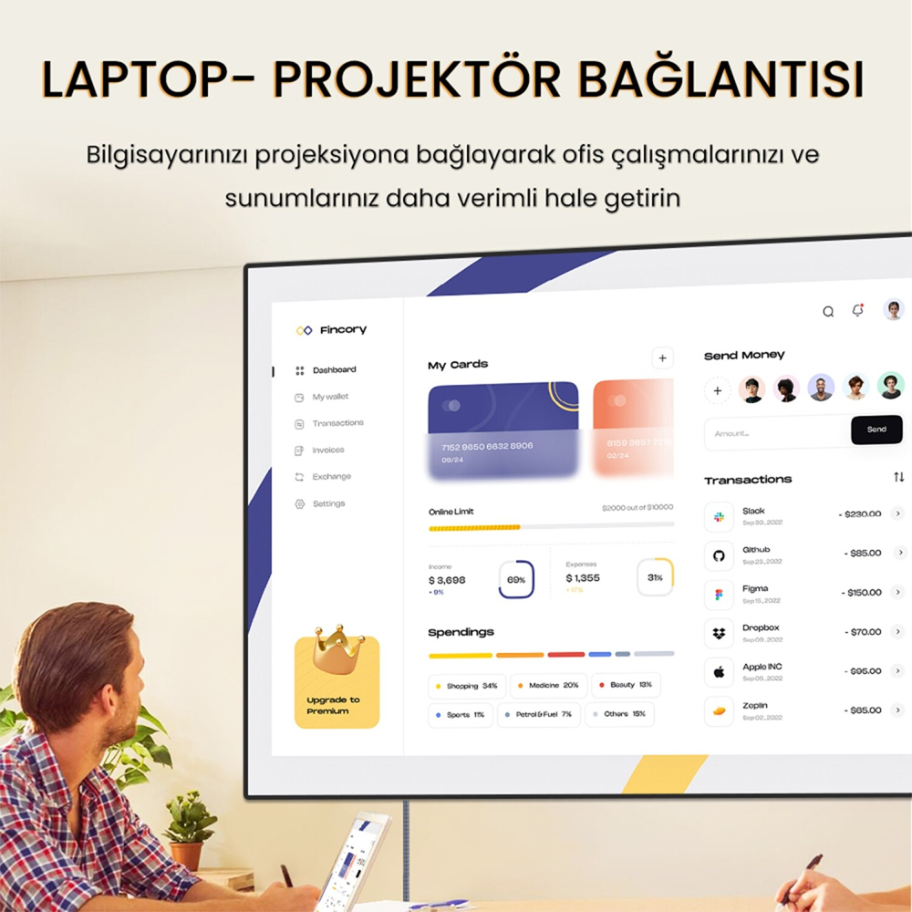 VegGieg 8K 60Hz 4K 240Hz Displayport HDMI Dönüştürücü Kablo 2 Metre