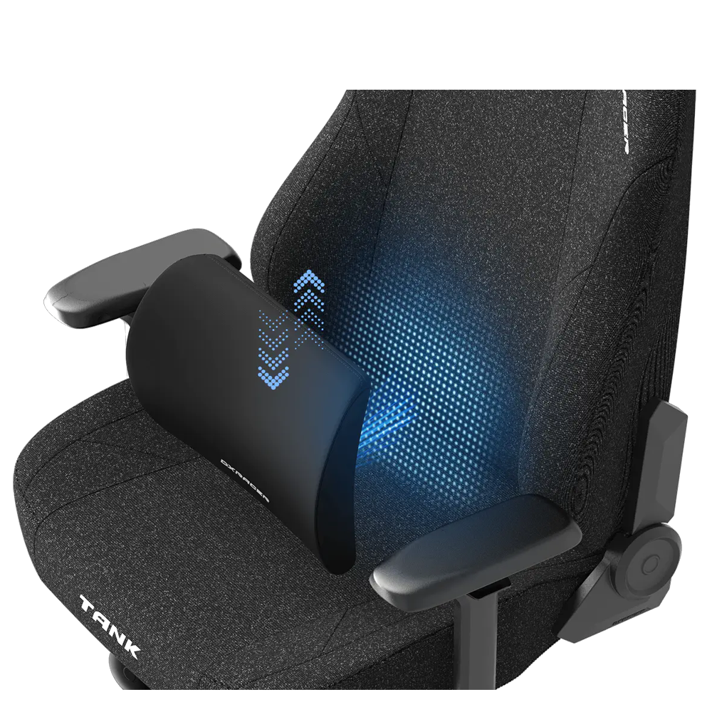 DXRacer Tank XXL Siyah Kumaş Oyuncu Koltuğu