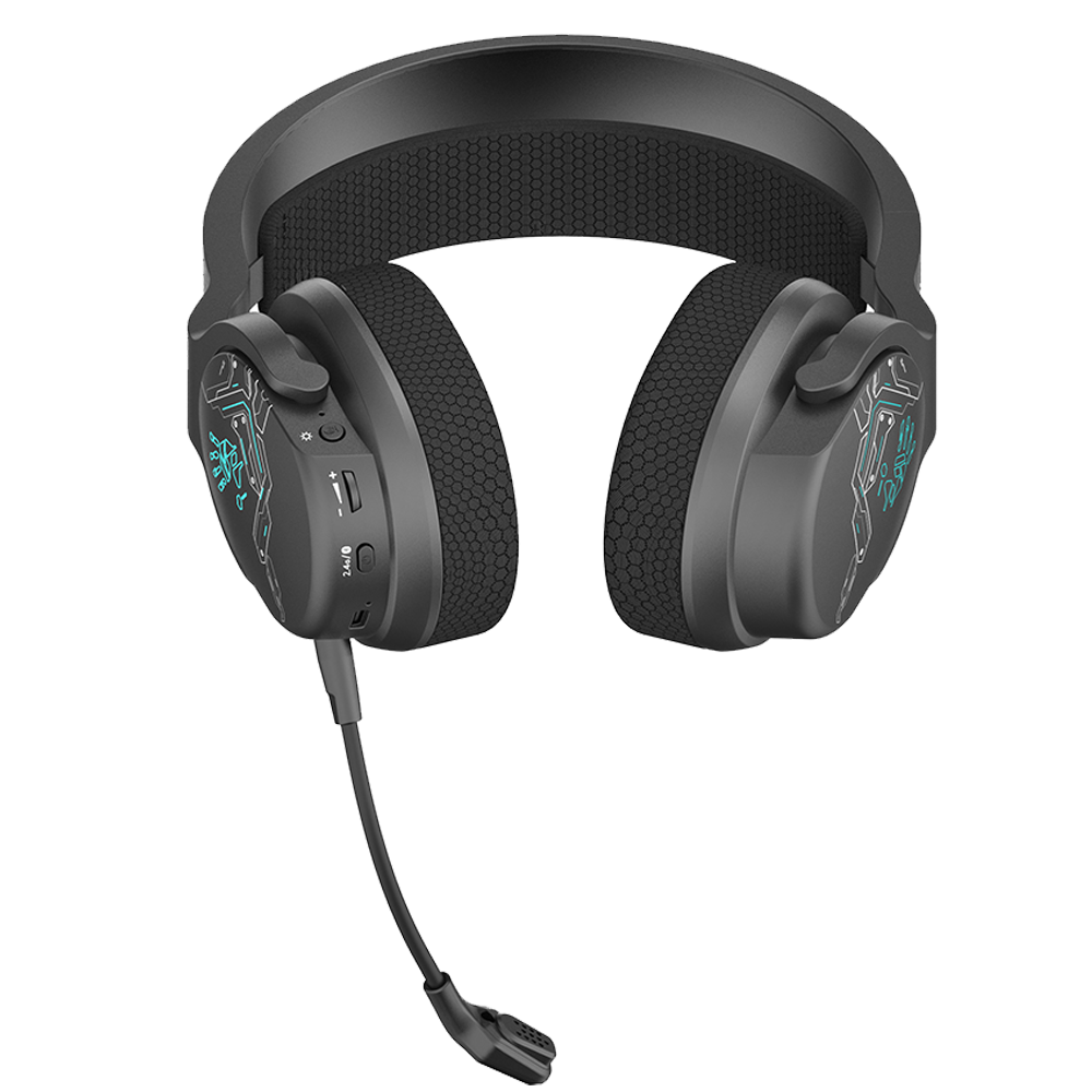 Bloody GR370 RGB Kablosuz Siyah Gaming Kulaklık