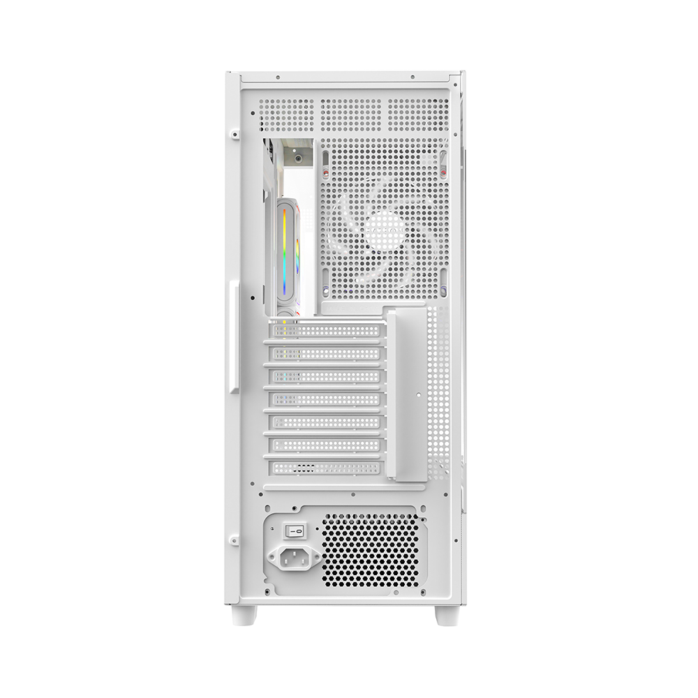 FAZEON F17 750W 80+ Bronze Tempered Glass Mesh 3x ARGB Fanlı USB 3.0 Beyaz ATX Bilgisayar Kasası