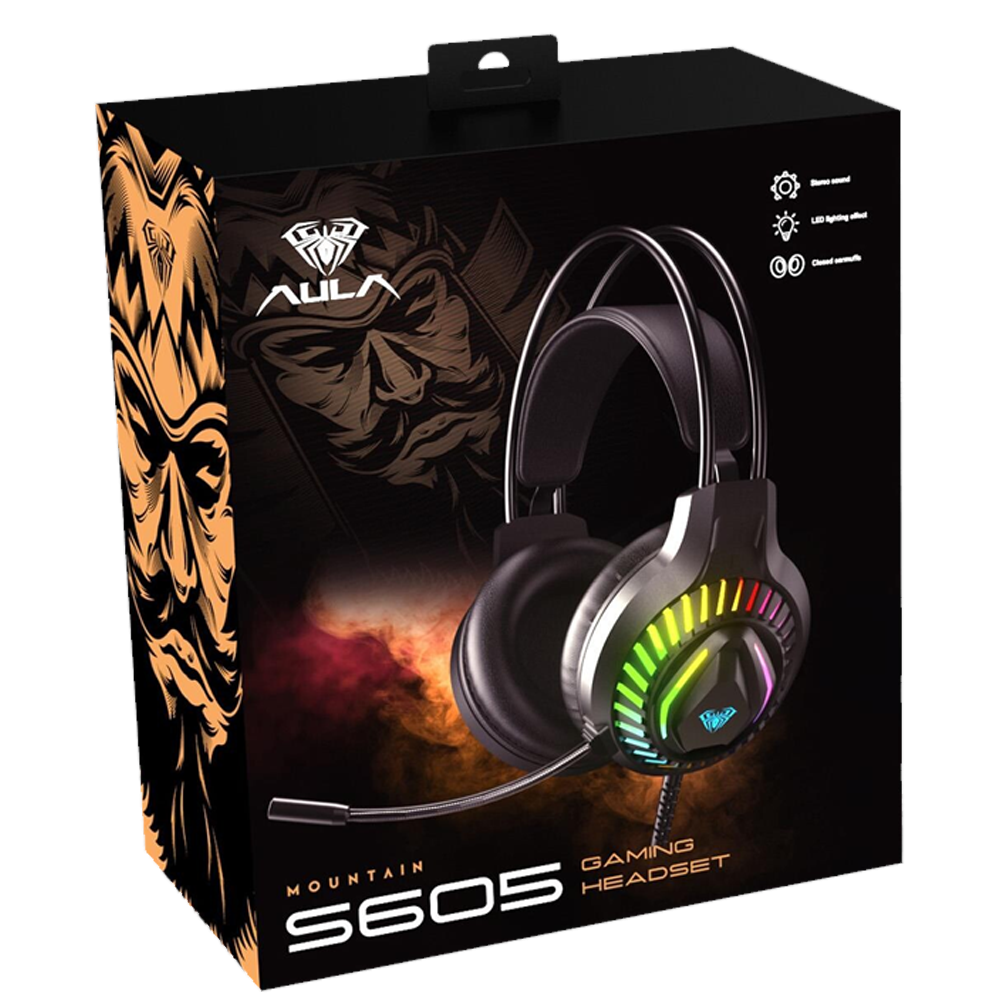 Aula S605 RGB Kablolu Gaming Kulaklık