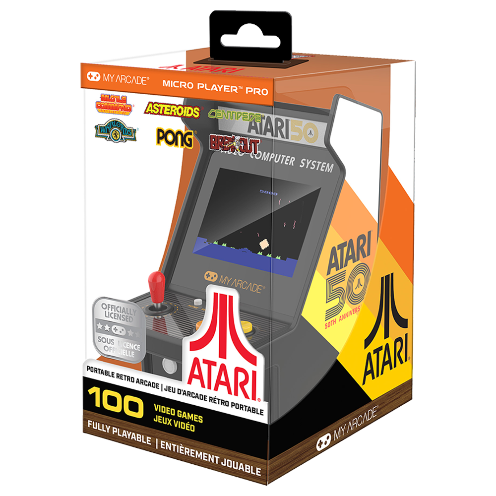 My Arcade Atari 100 Oyunlu Retro Oyun Konsolu 17cm  