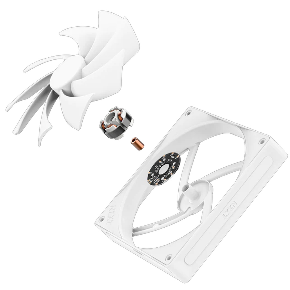 NZXT F140Q Quiet Airflow PWM 140mm Beyaz Tekli Kasa Fanı