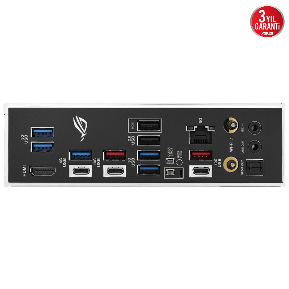 ASUS ROG STRIX B850-F GAMING WIFI7 NEO 8400MHz(OC) DDR5 Soket AM5 M.2 HDMI ATX Anakart