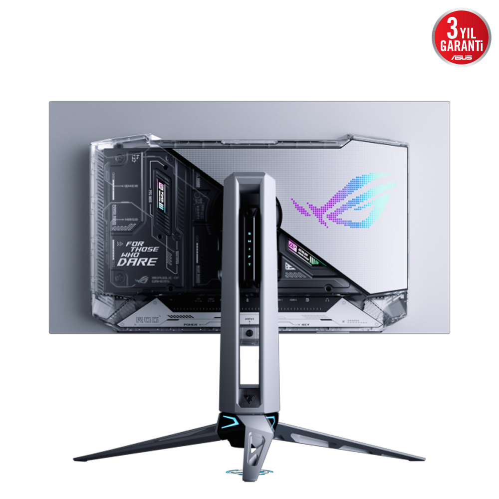 ASUS ROG Swift OLED PG27AQWP-W 26.5" 2K 540Hz HD 720Hz 0.02ms HDMI DP G-Sync FreeSync Premium Pro HDR10 Pivot Dual Mode WOLED Gaming Monitör