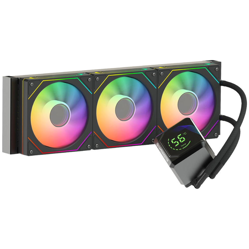 GameBooster SIGHT PRO 360B ARGB Curved Ekran 360mm Siyah İşlemci Sıvı Soğutucu