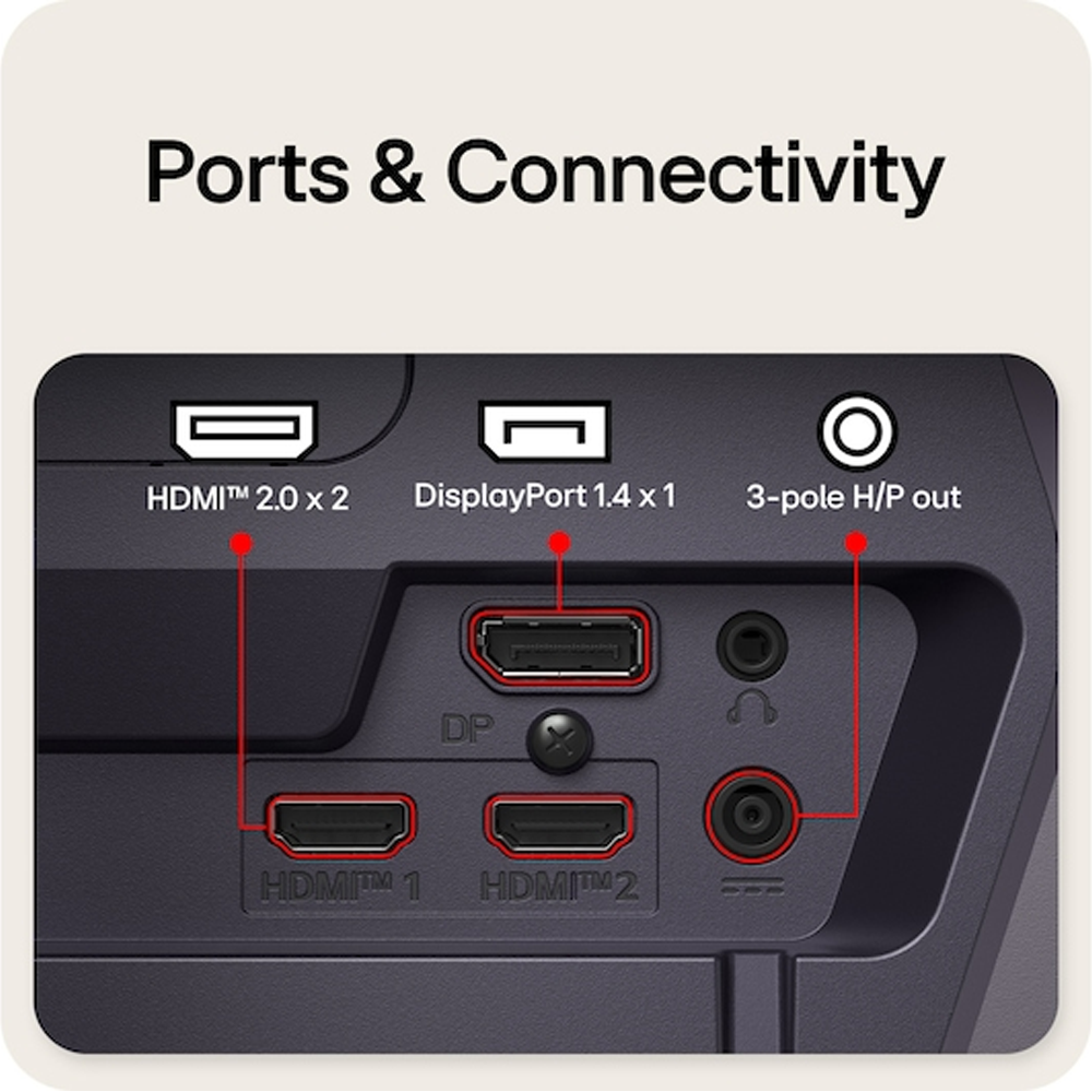 LG UltraGear 27G550B-B G5 27" 300Hz 1ms HDMI DP AdaptiveSync HDR10 FHD IPS Gaming Monitör