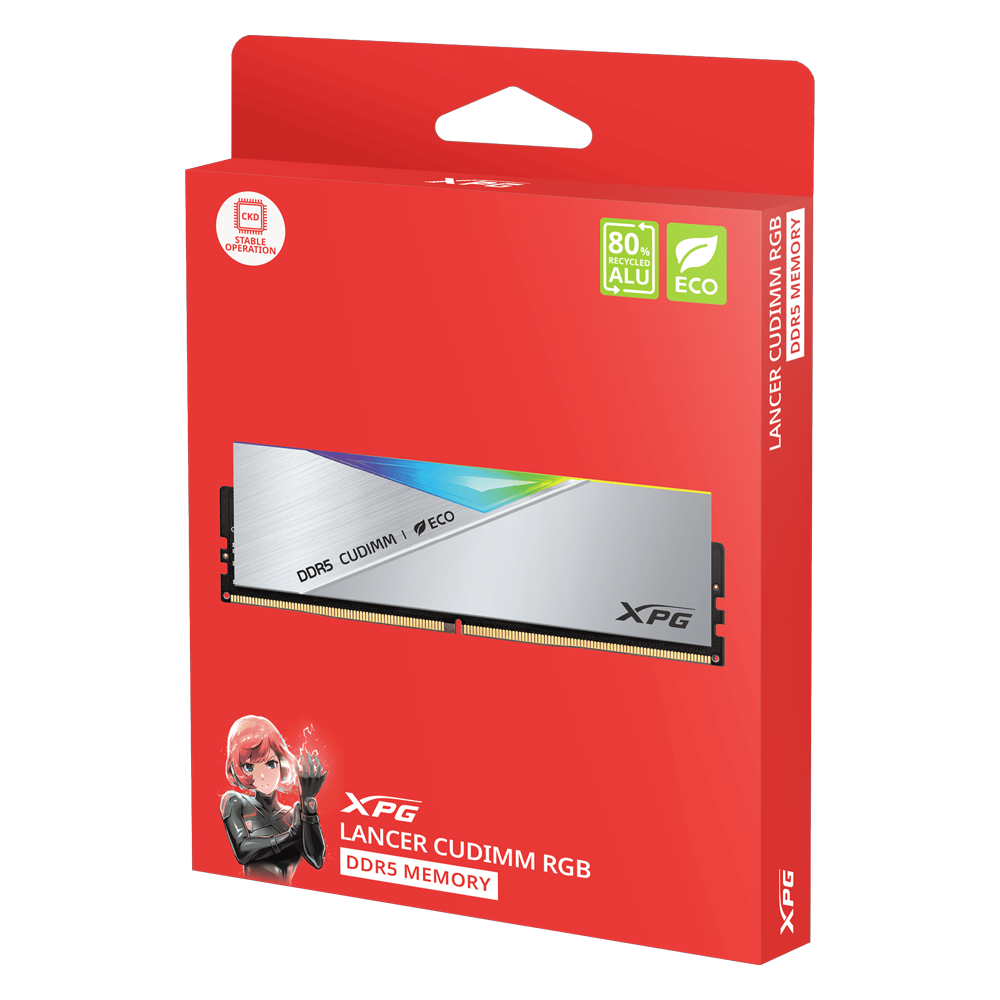 XPG Lancer Silver 48GB (2x24GB) RGB 9200MHz CL42 INTEL XMP DDR5