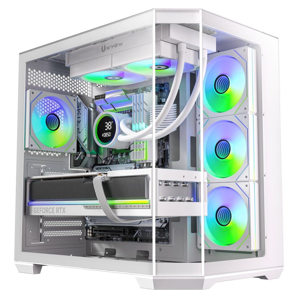 Bitfenix S12 Digital Beyaz ARGB 240mm İşlemci Sıvı Soğutucu