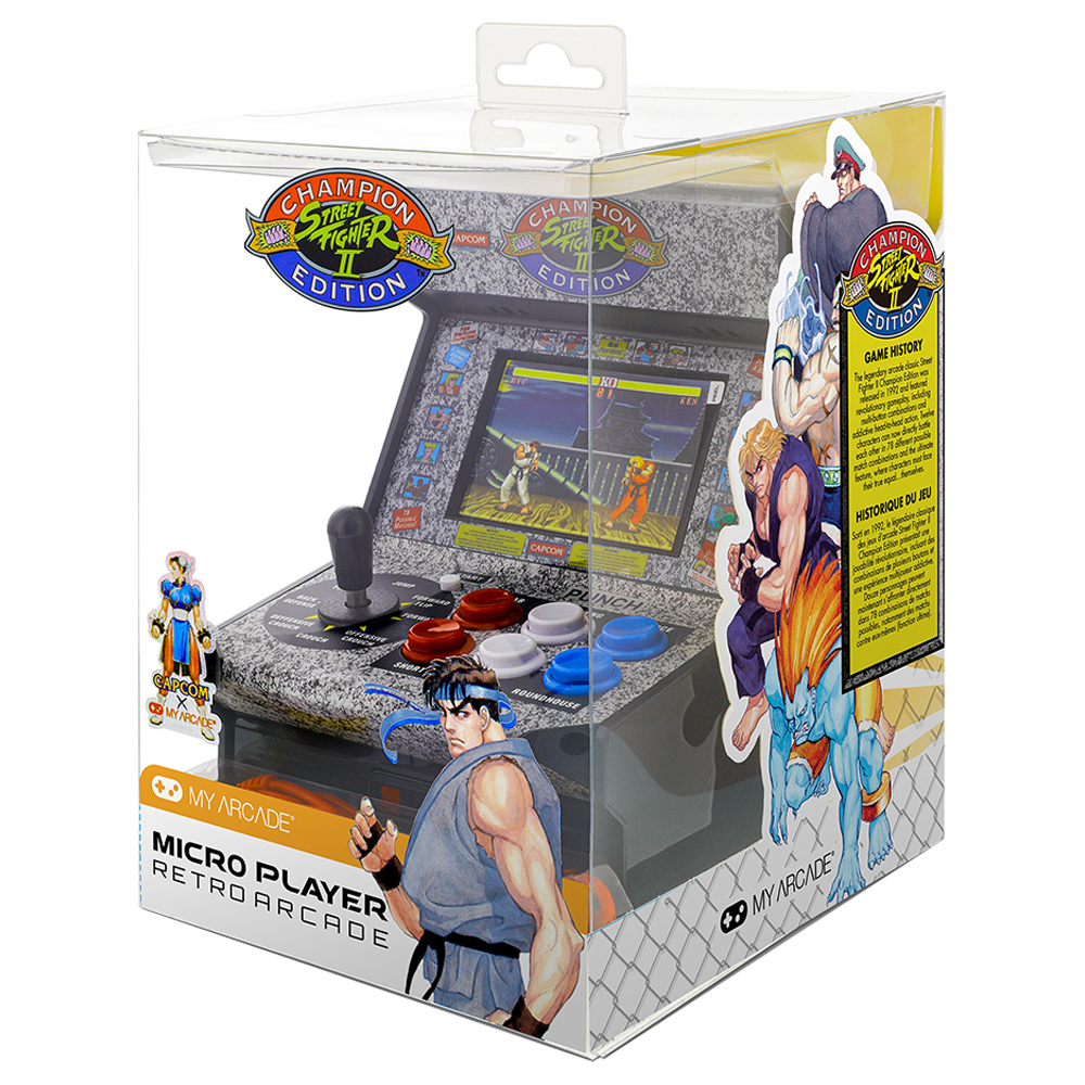 My Arcade Street Fighter 2 Champion  Retro Oyun Konsolu 19cm  